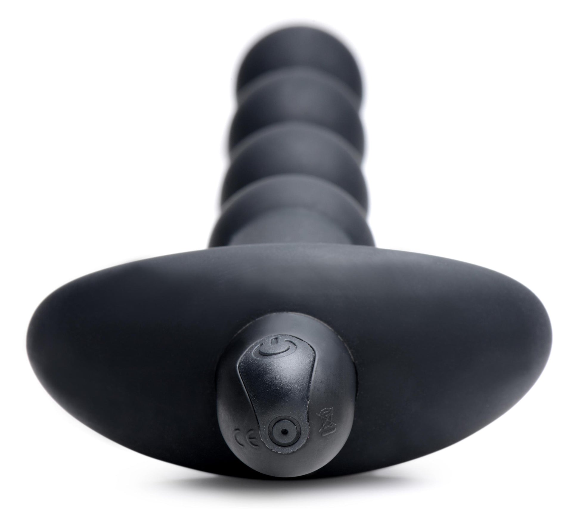 Bang - Vibrating Silicone Anal Beads and Remote Black - Not Very Vanilla