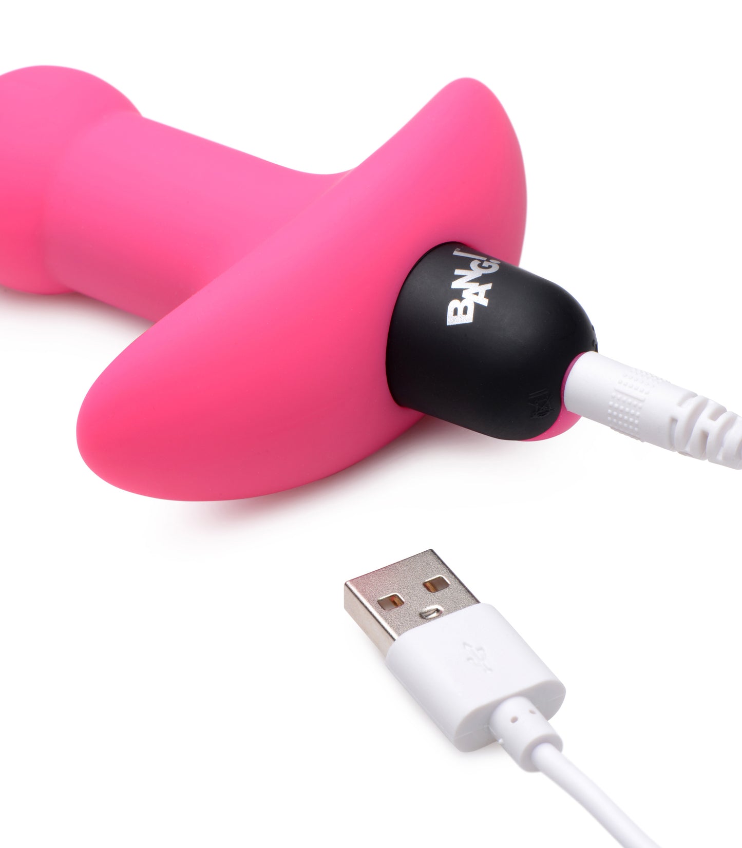 Bang - Vibrating Silicone Anal Beads and Remote Control - Pink - Not Very Vanilla