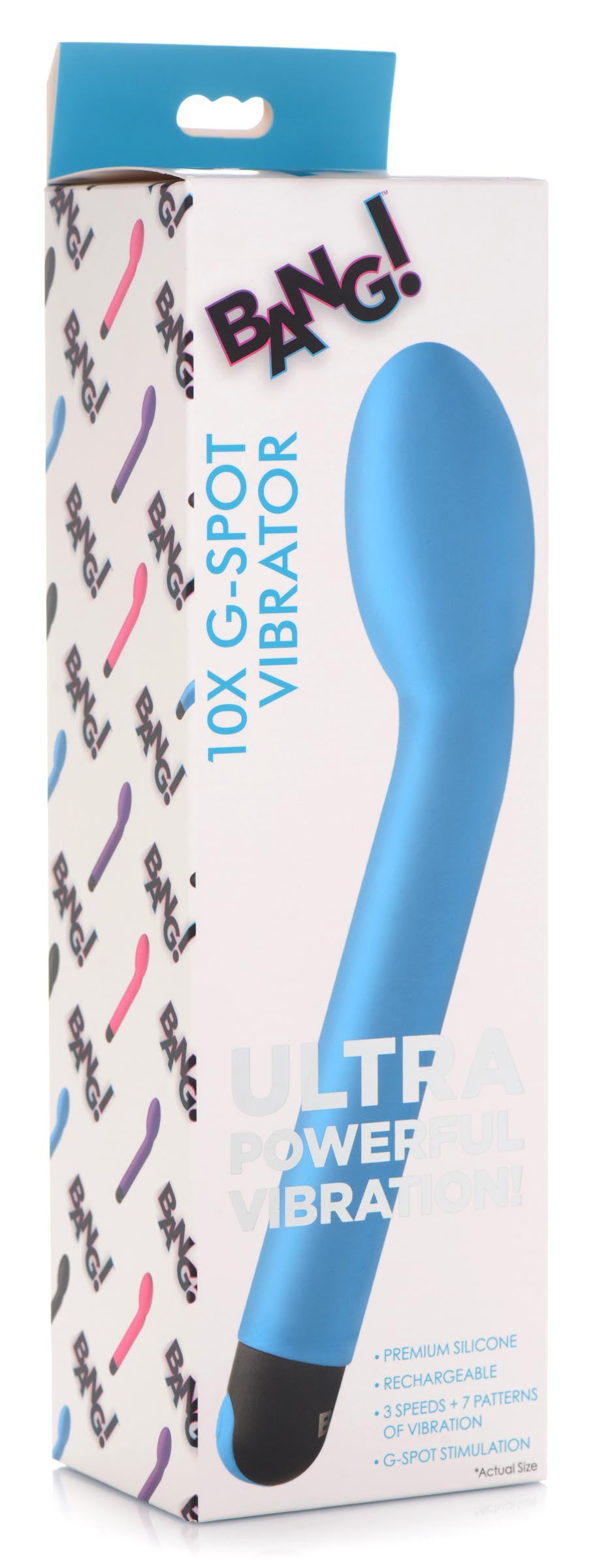 10x G-Spot Vibrator - Blue - Not Very Vanilla