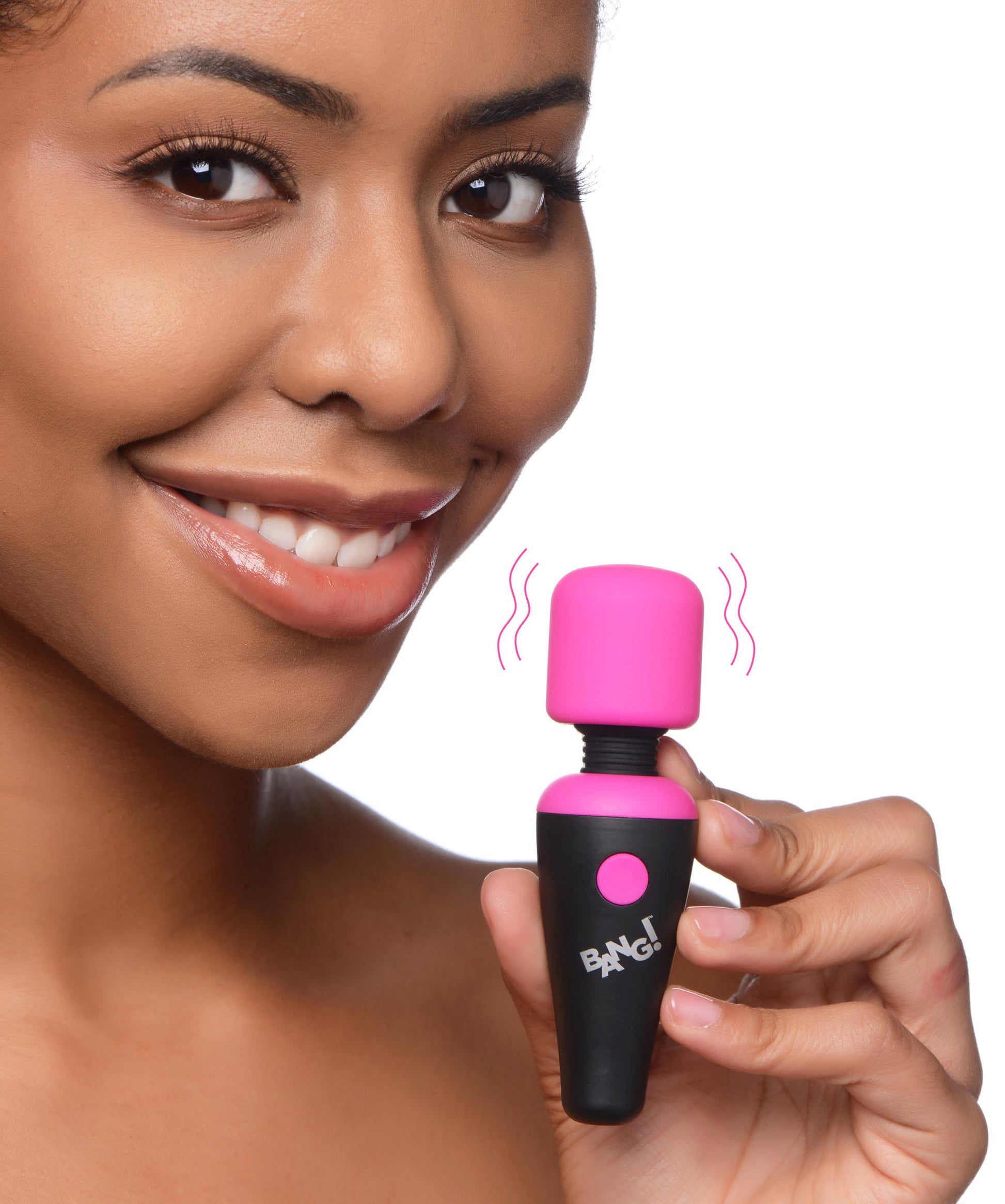 Bang - 10x Vibrating Mini Silicone Wand - Pink - Not Very Vanilla