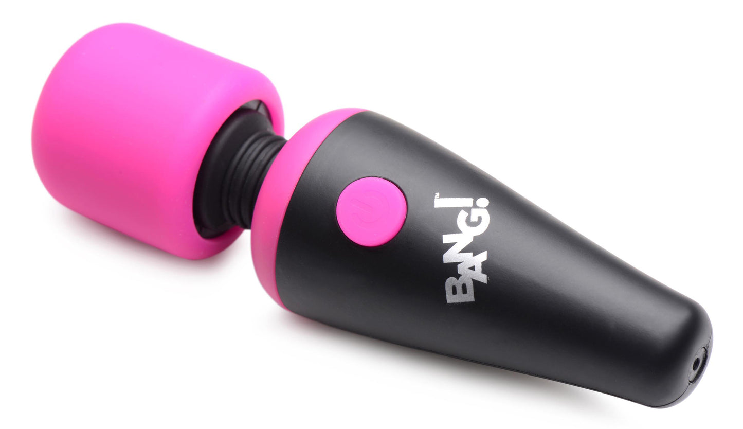 Bang - 10x Vibrating Mini Silicone Wand - Pink - Not Very Vanilla