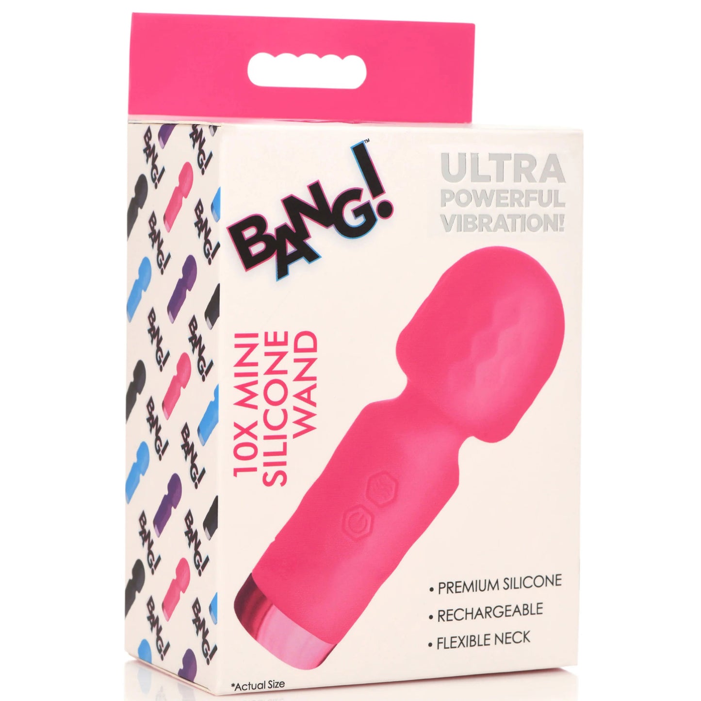 10x Mini Silicone Wand - Pink - Not Very Vanilla