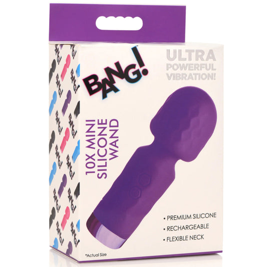 10x Mini Silicone Wand - Purple - Not Very Vanilla