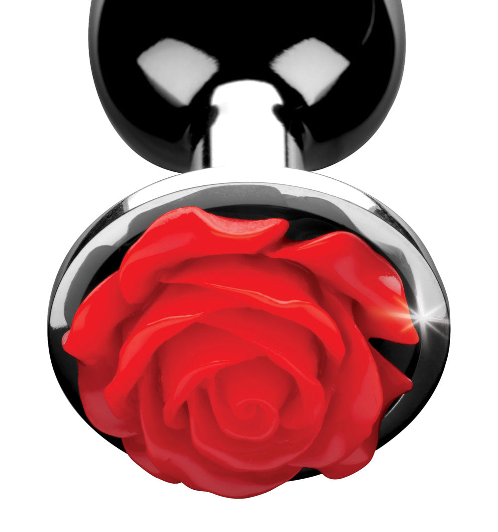 Red Rose Anal Plug - Large - Not Very Vanilla