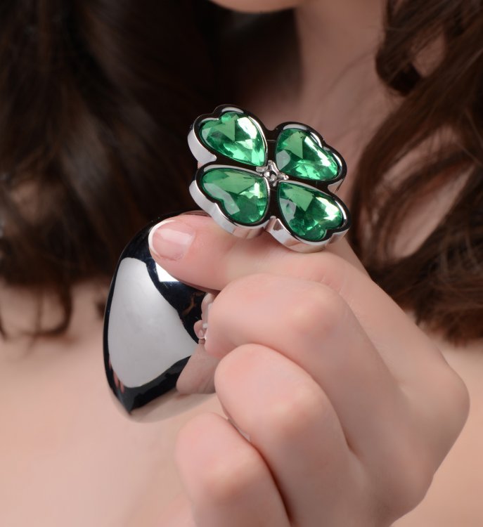 Lucky Clover Gem Anal Plug - Small - Not Very Vanilla