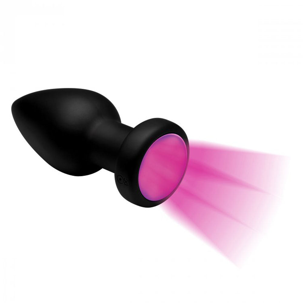 7x Light Up Rechargeable Anal Plug - Large - Not Very Vanilla