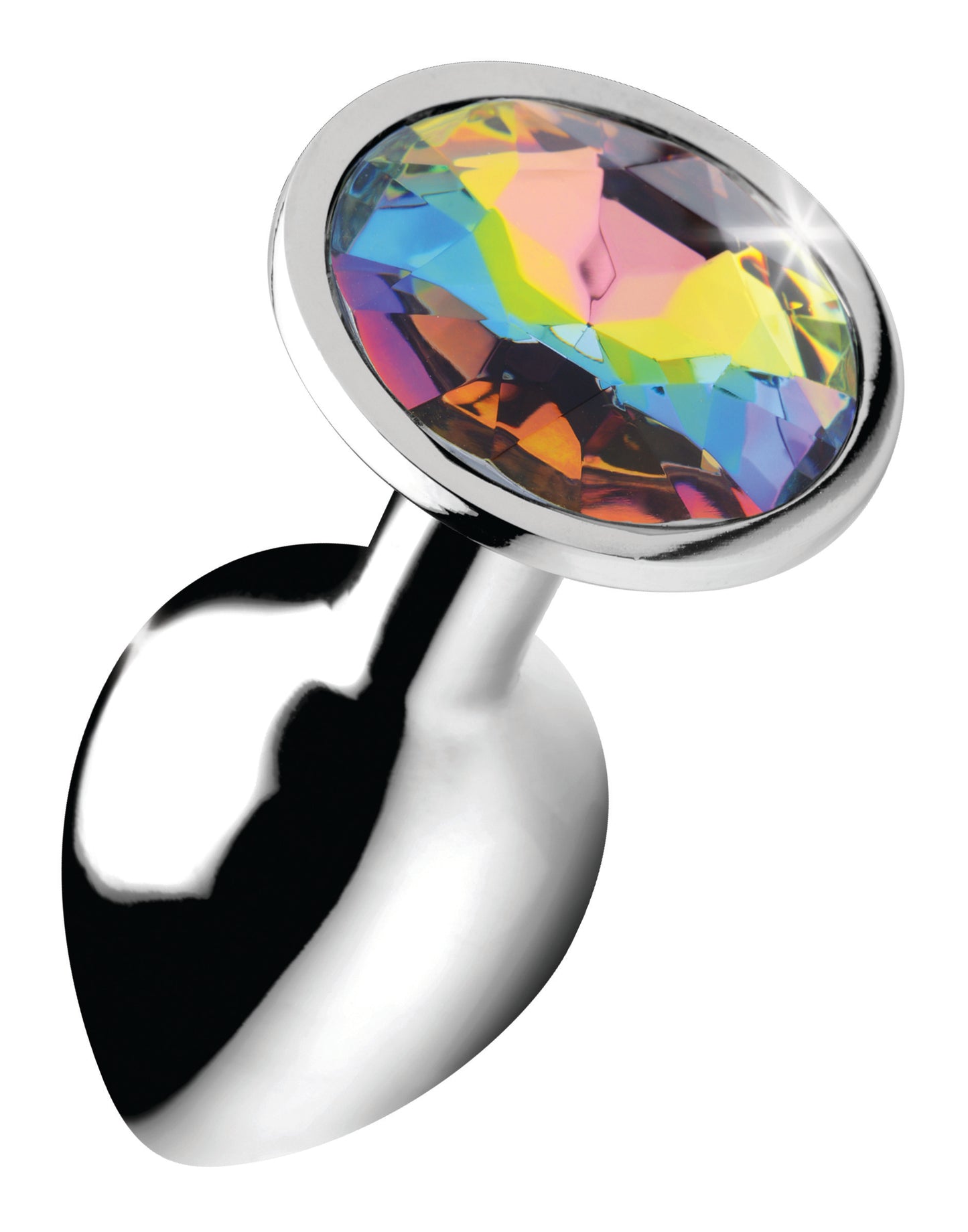 Rainbow Prism Gem Anal Plug - Small - Not Very Vanilla