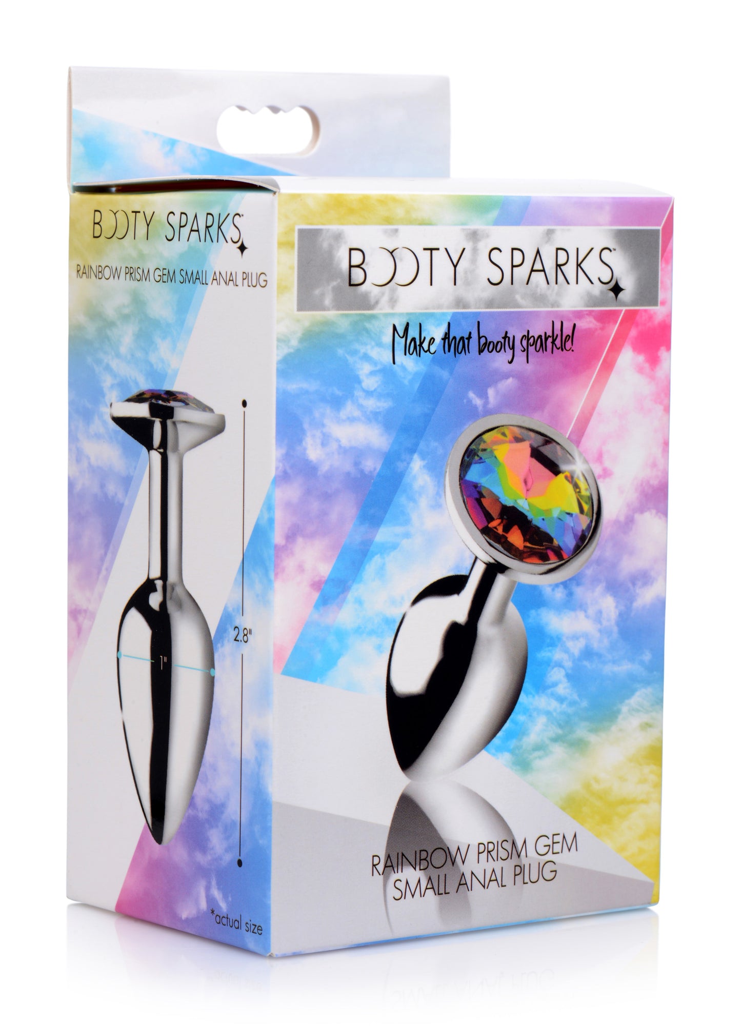 Rainbow Prism Gem Anal Plug - Small - Not Very Vanilla