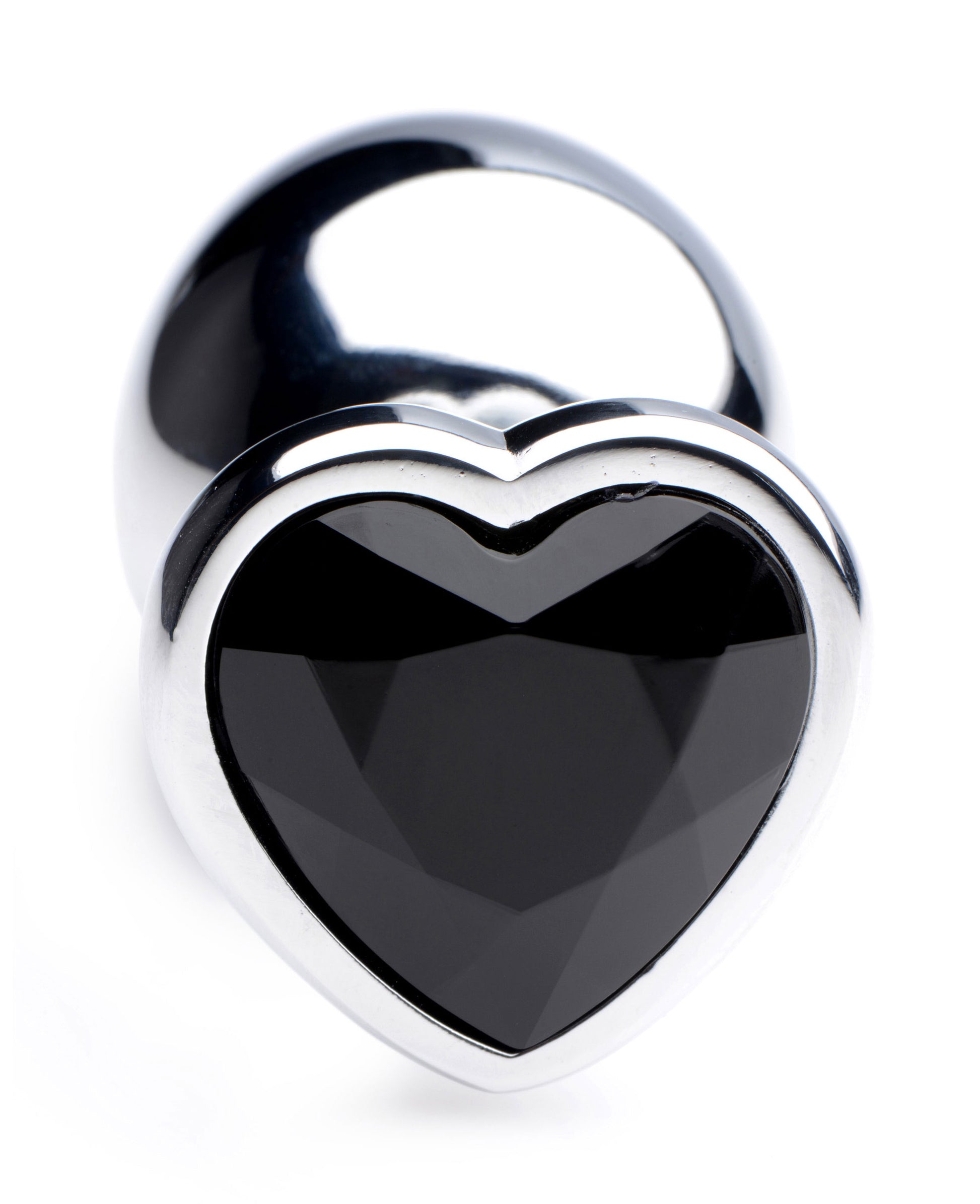 Black Heart Gem Anal Plug - Large - Not Very Vanilla