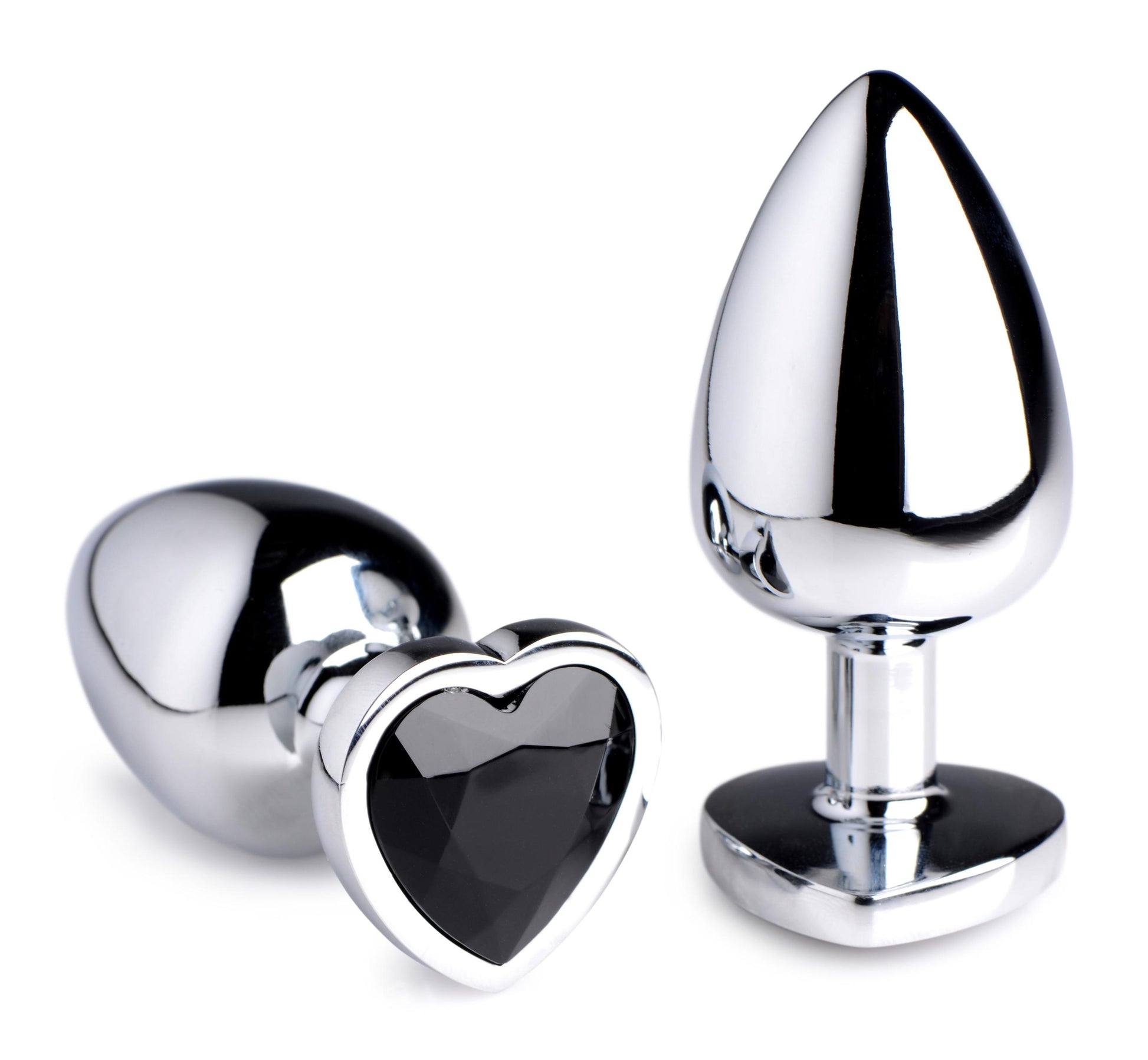 Black Heart Gem Anal Plug - Large - Not Very Vanilla