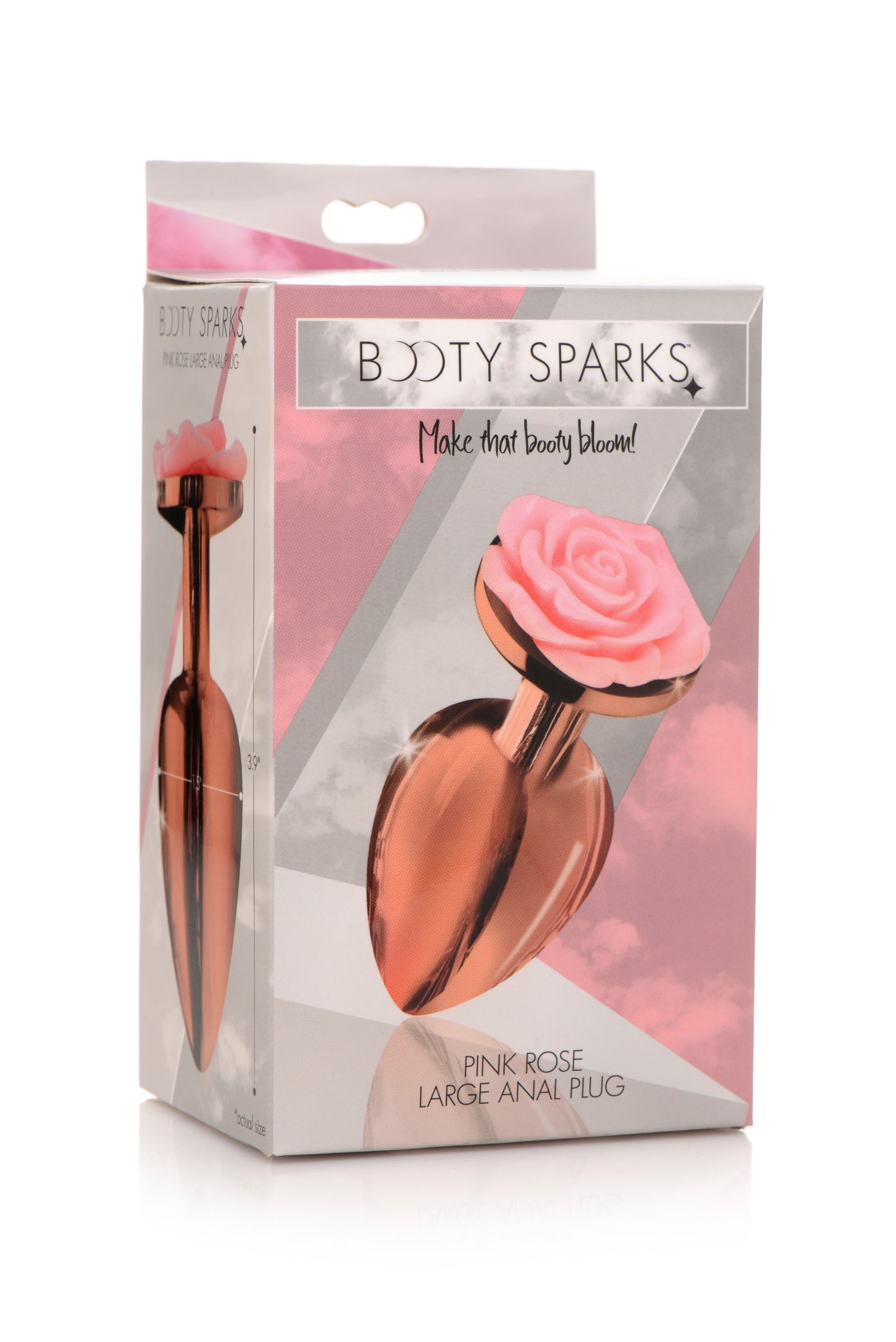 Pink Rose Gold Anal Plug - Large - Not Very Vanilla