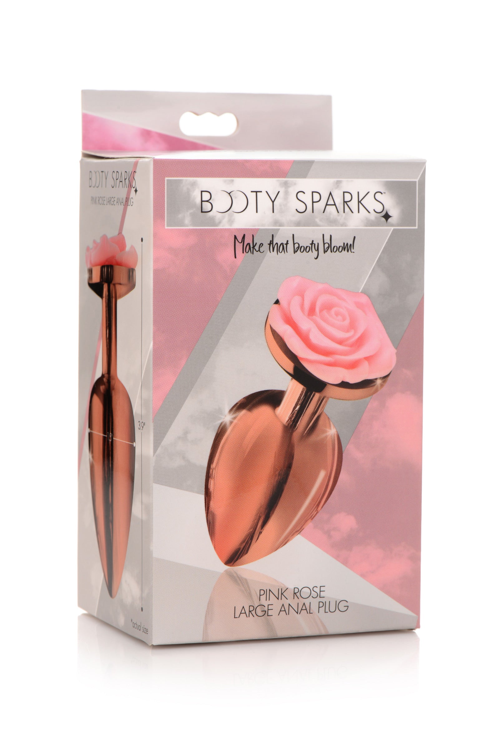 Pink Rose Gold Anal Plug - Large - Not Very Vanilla