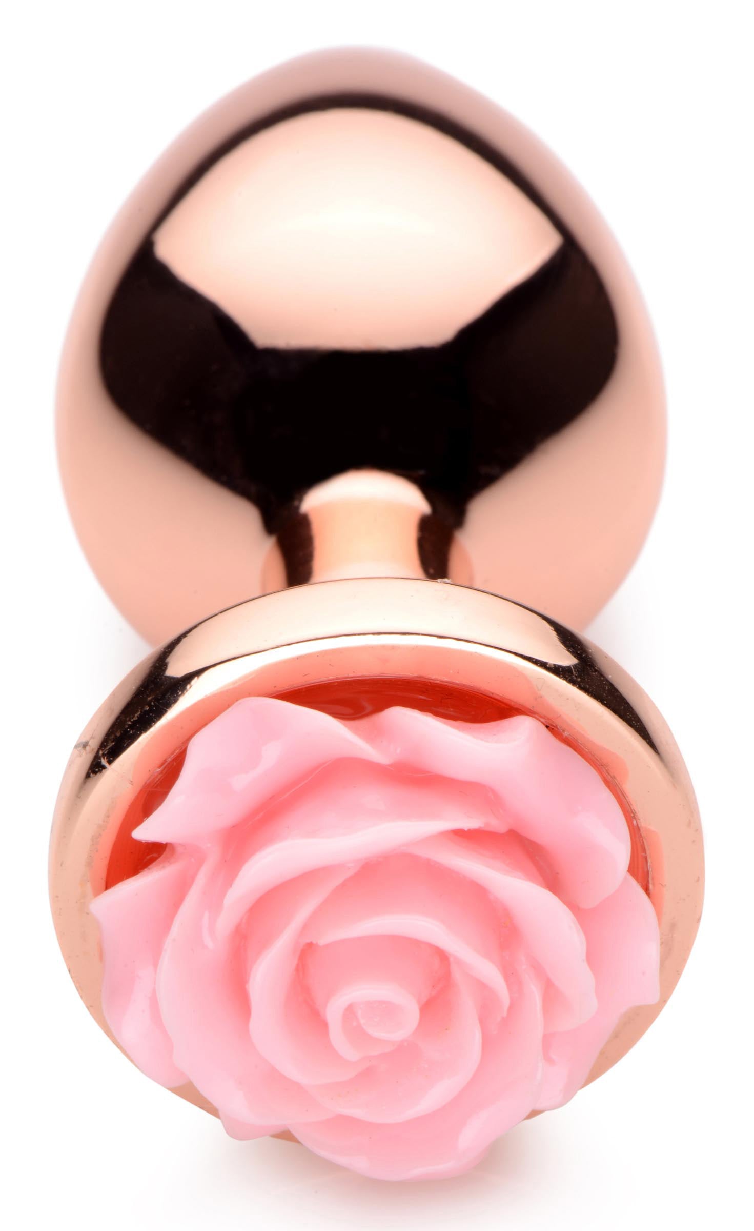 Pink Rose Gold Anal Plug - Medium - Not Very Vanilla