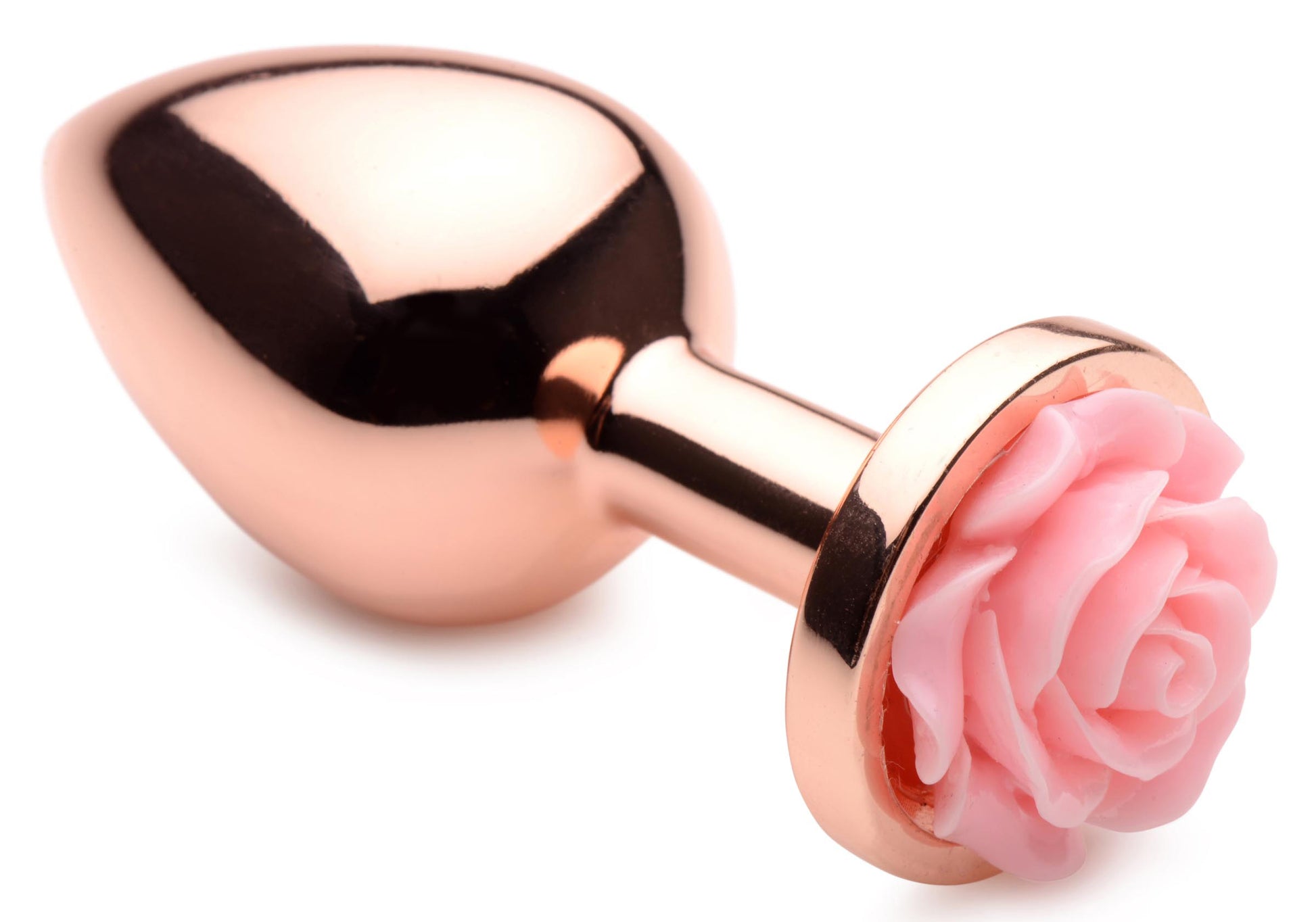 Pink Rose Gold Anal Plug - Medium - Not Very Vanilla