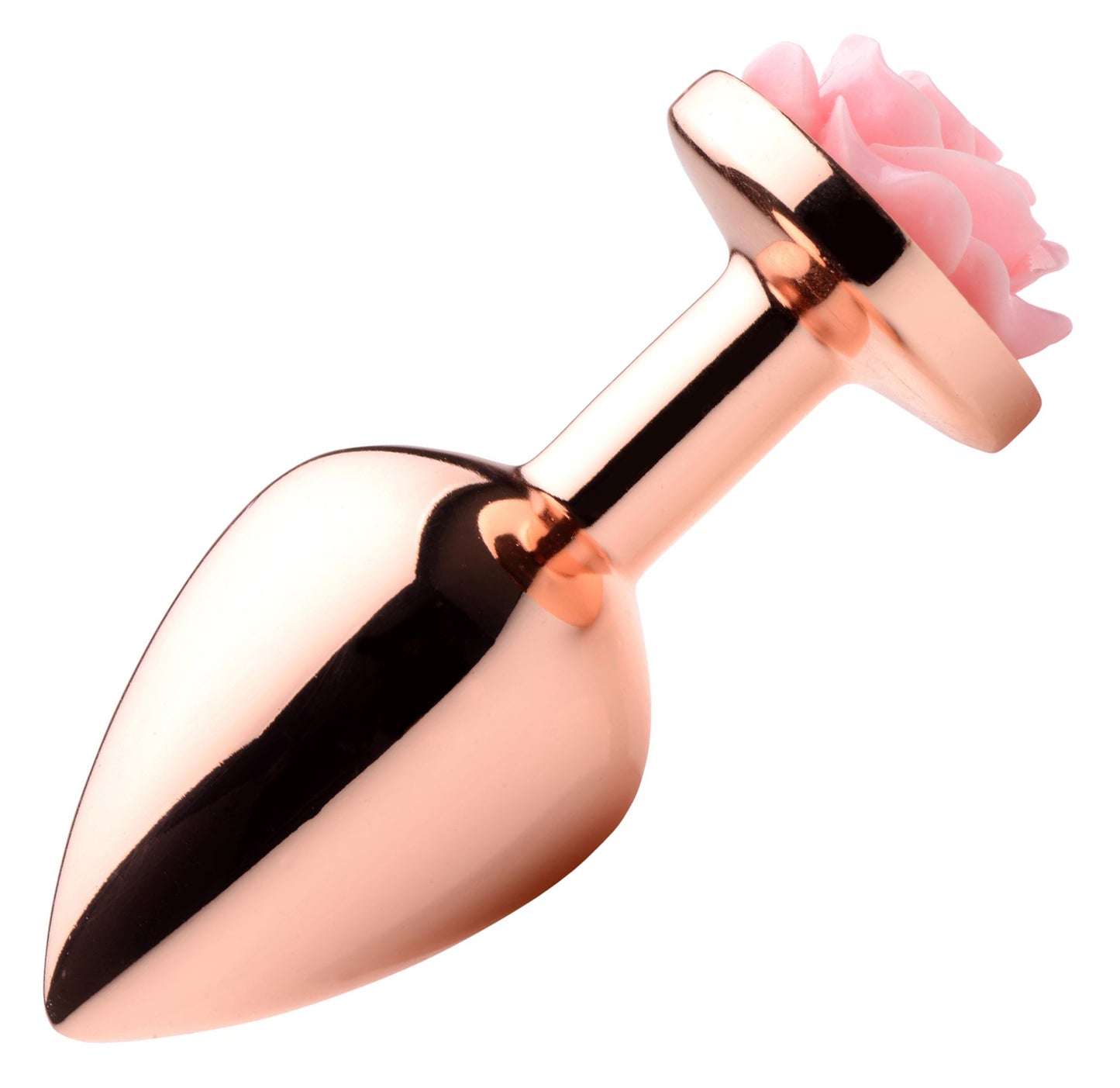 Pink Rose Gold Anal Plug - Medium - Not Very Vanilla