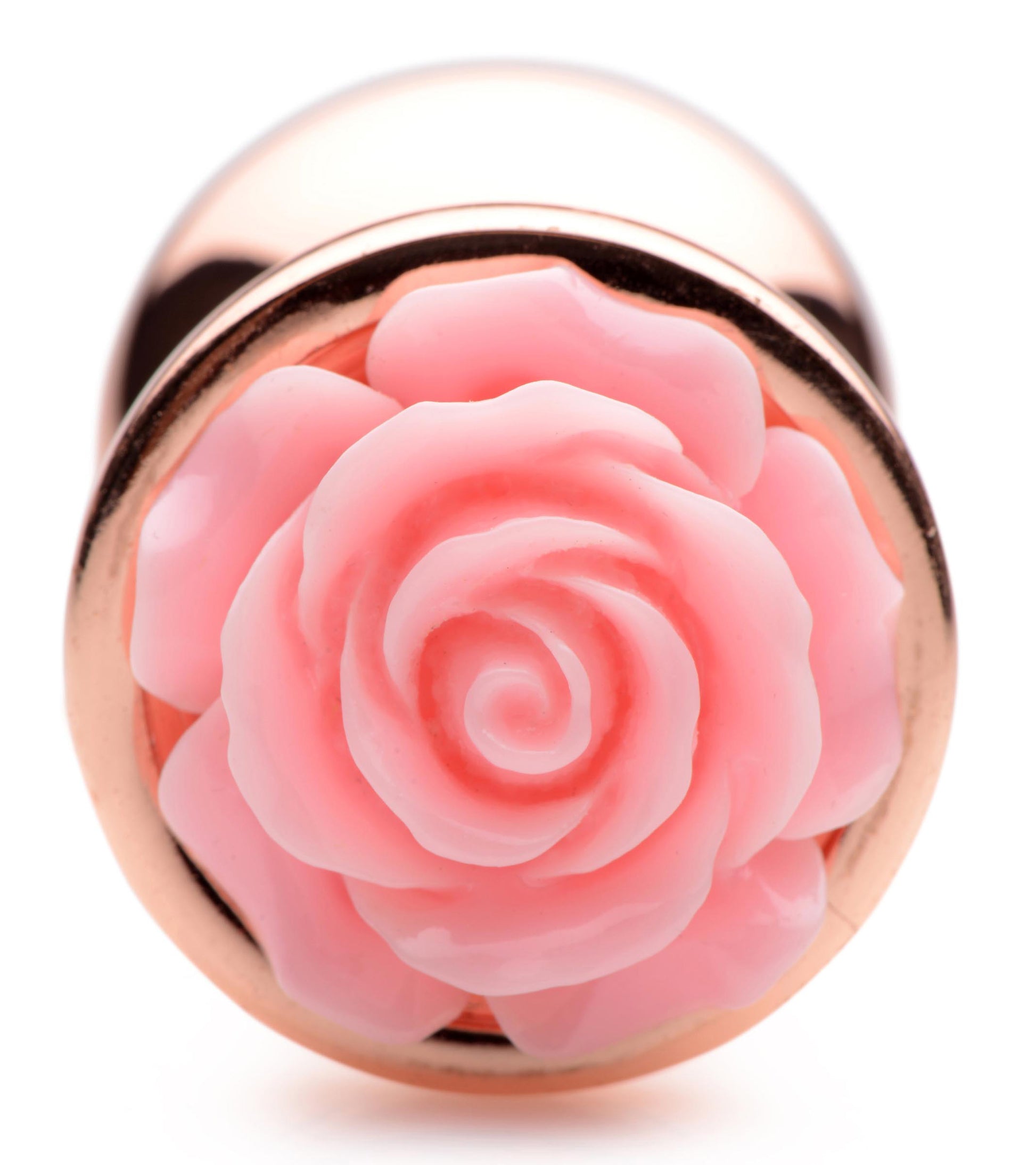 Pink Rose Gold Anal Plug - Medium - Not Very Vanilla