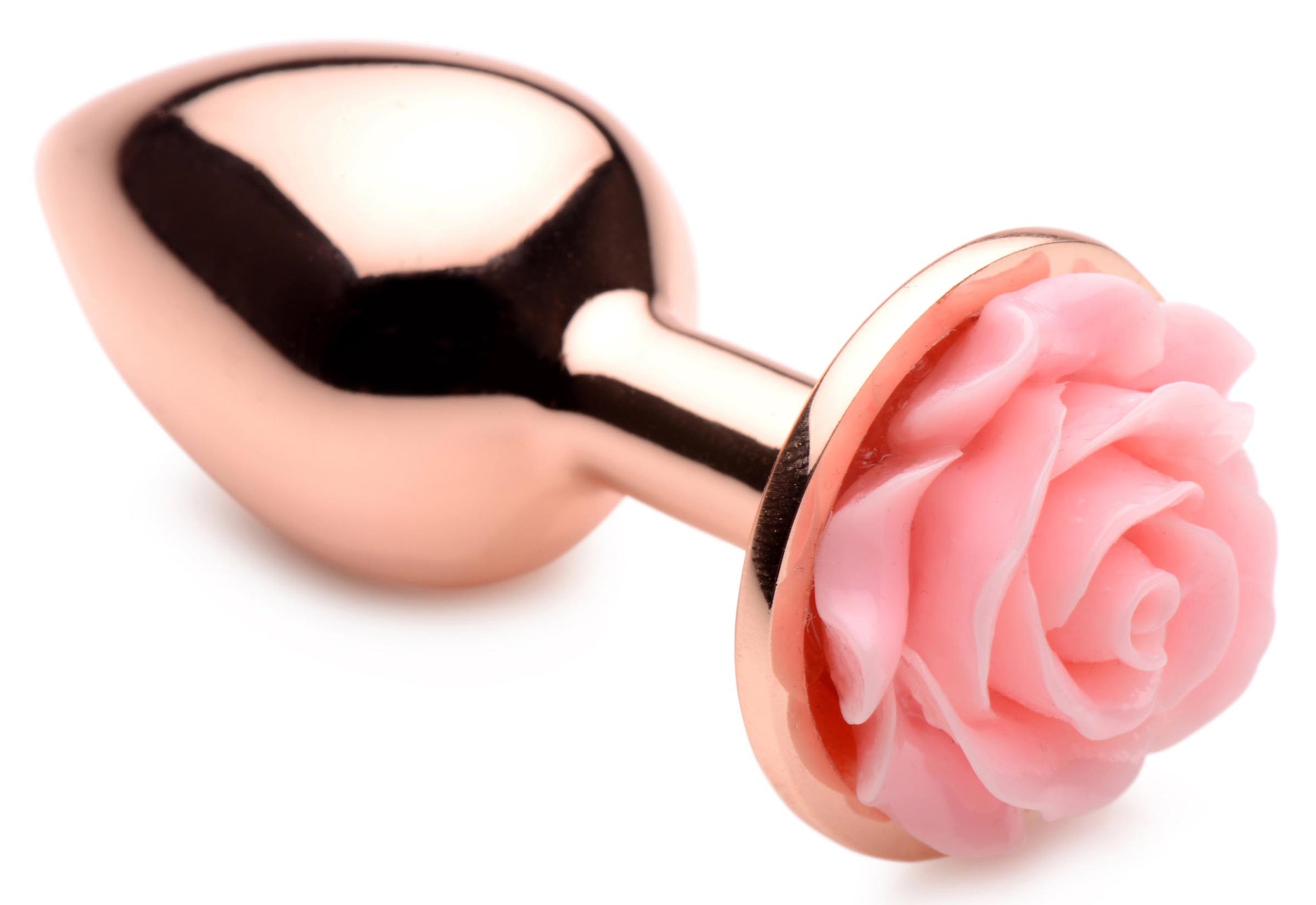 Pink Rose Gold Anal Plug - Small - Not Very Vanilla