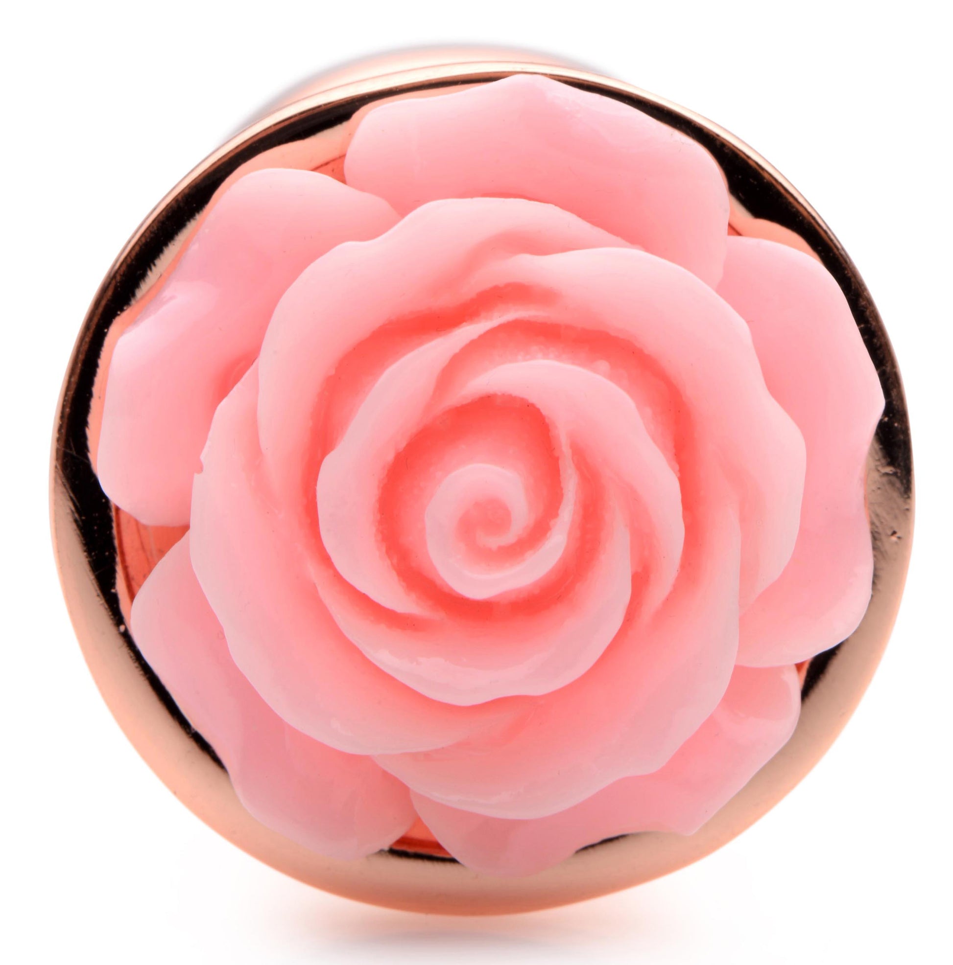 Pink Rose Gold Anal Plug - Small - Not Very Vanilla