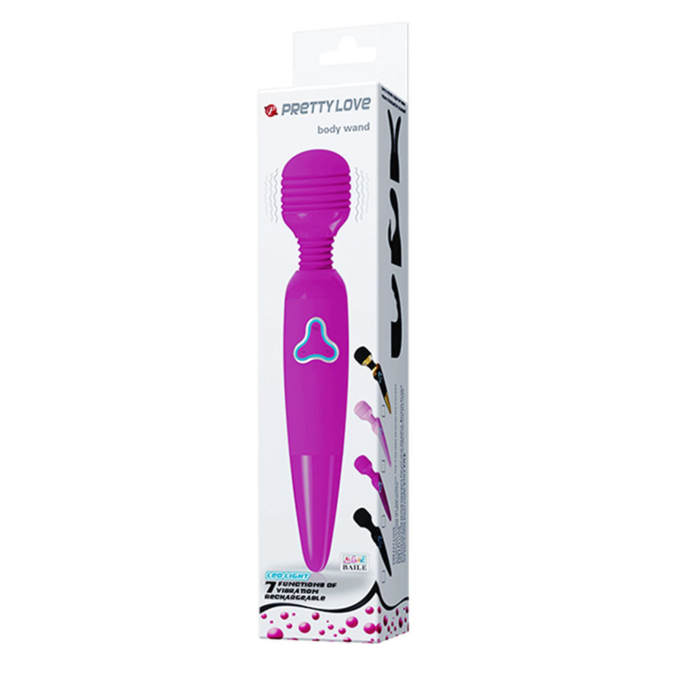 Pretty Love Body Wand With Led Light - Fucshia - Not Very Vanilla