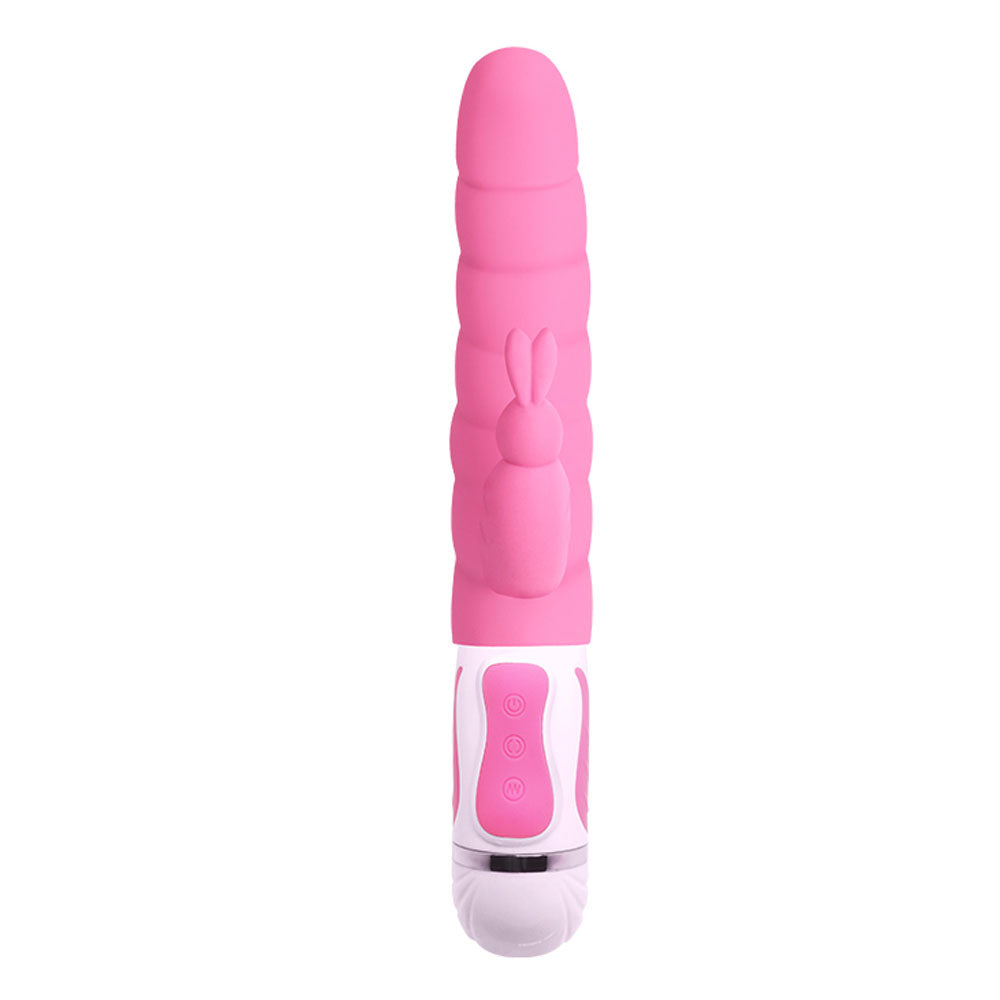 Pretty Love Steven 12 Function Rabbit Style Vibrator - Pink - Not Very Vanilla