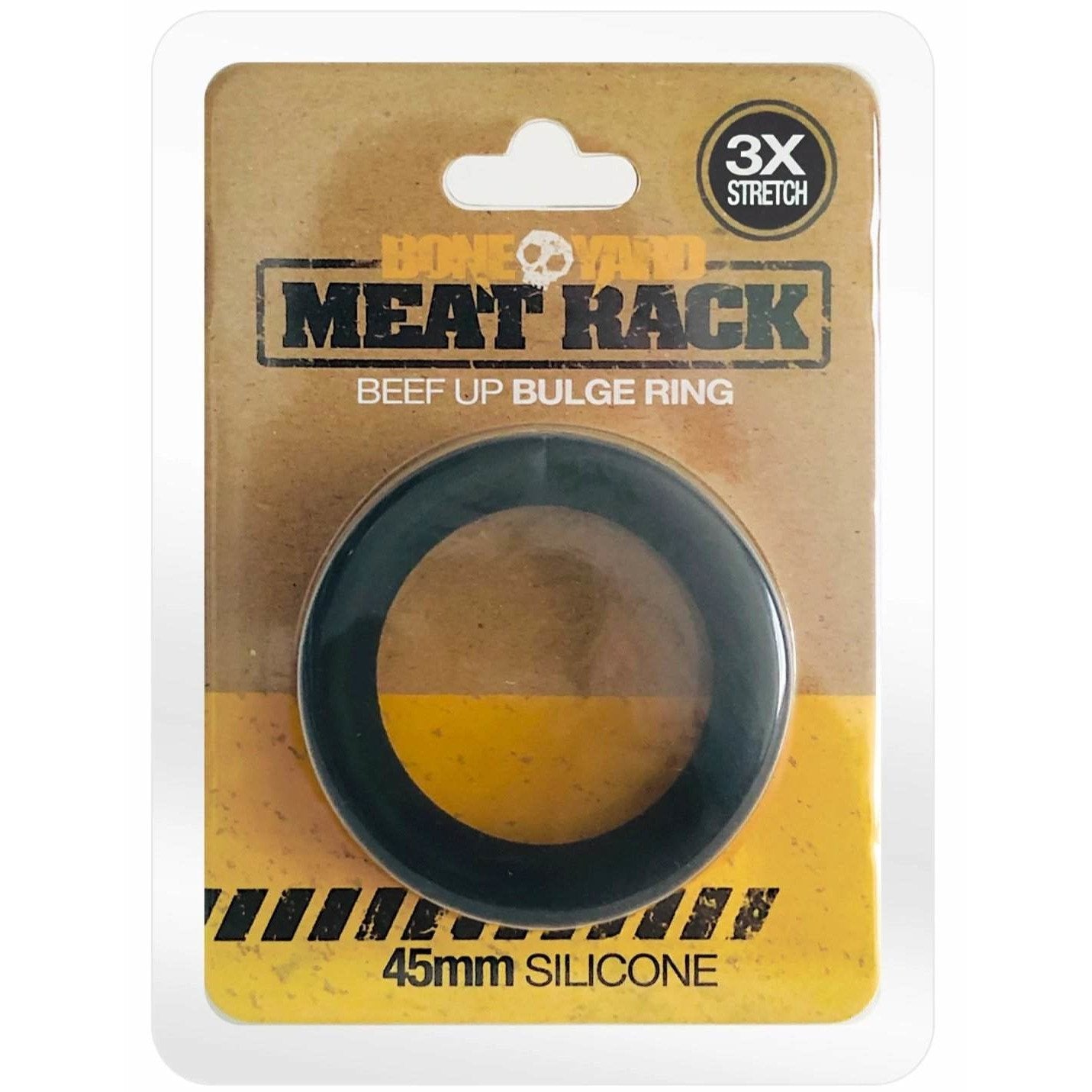 Meat Rack Cock Ring - Black - Not Very Vanilla