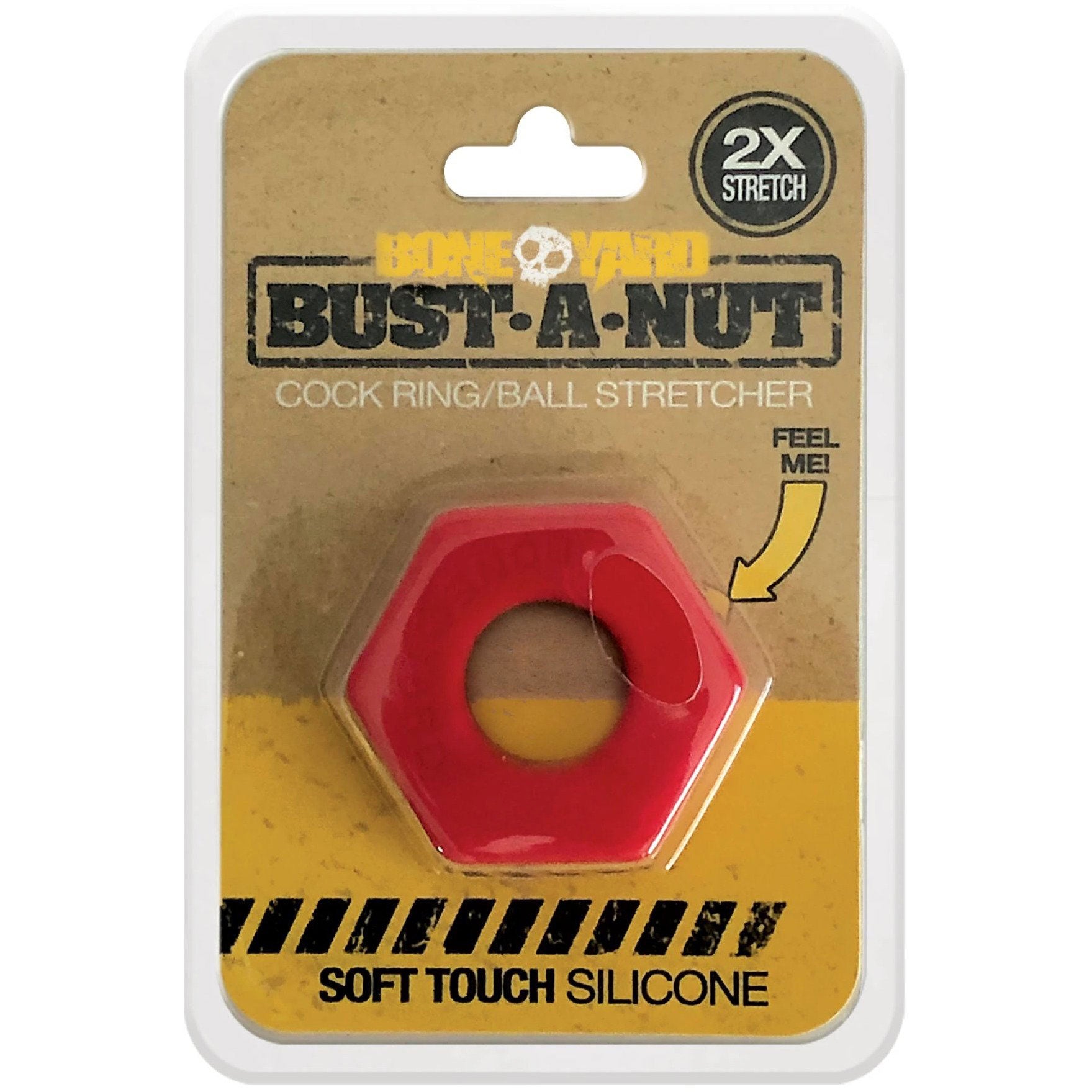 Bust a Nut Cock Ring - Red - Not Very Vanilla