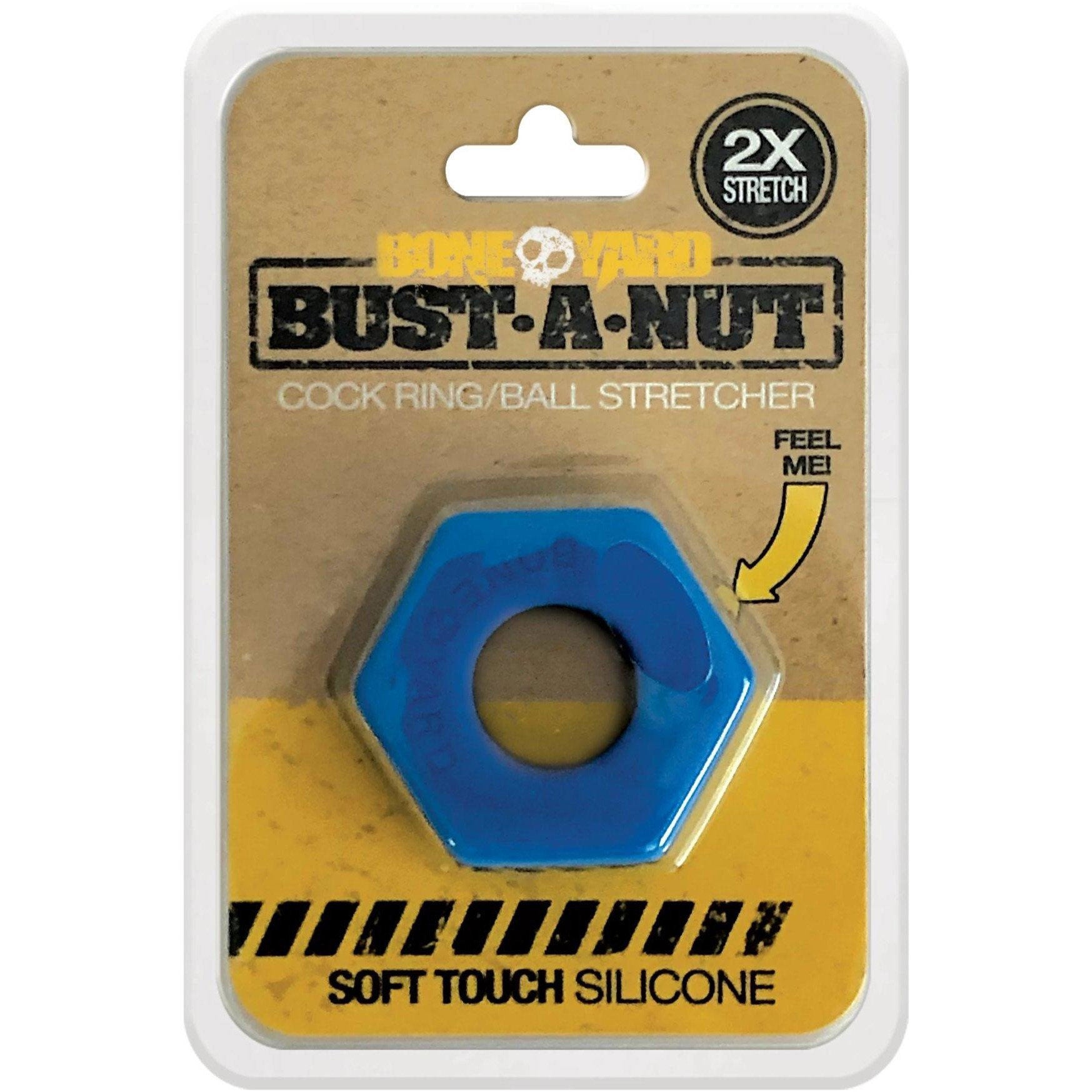 Bust a Nut Cock Ring - Blue - Not Very Vanilla