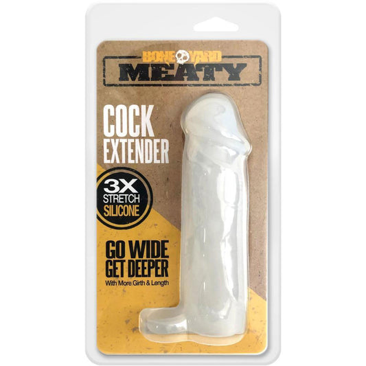 Meaty Cock Extender - Clear - Not Very Vanilla