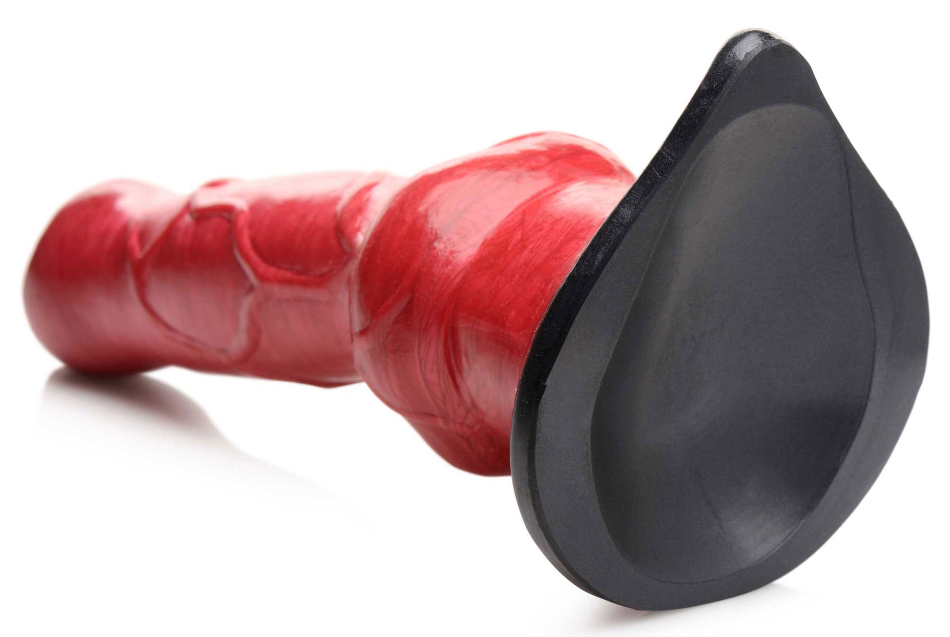 Hell-Hound - Canine Penis Silicone Dildo - Red - Not Very Vanilla