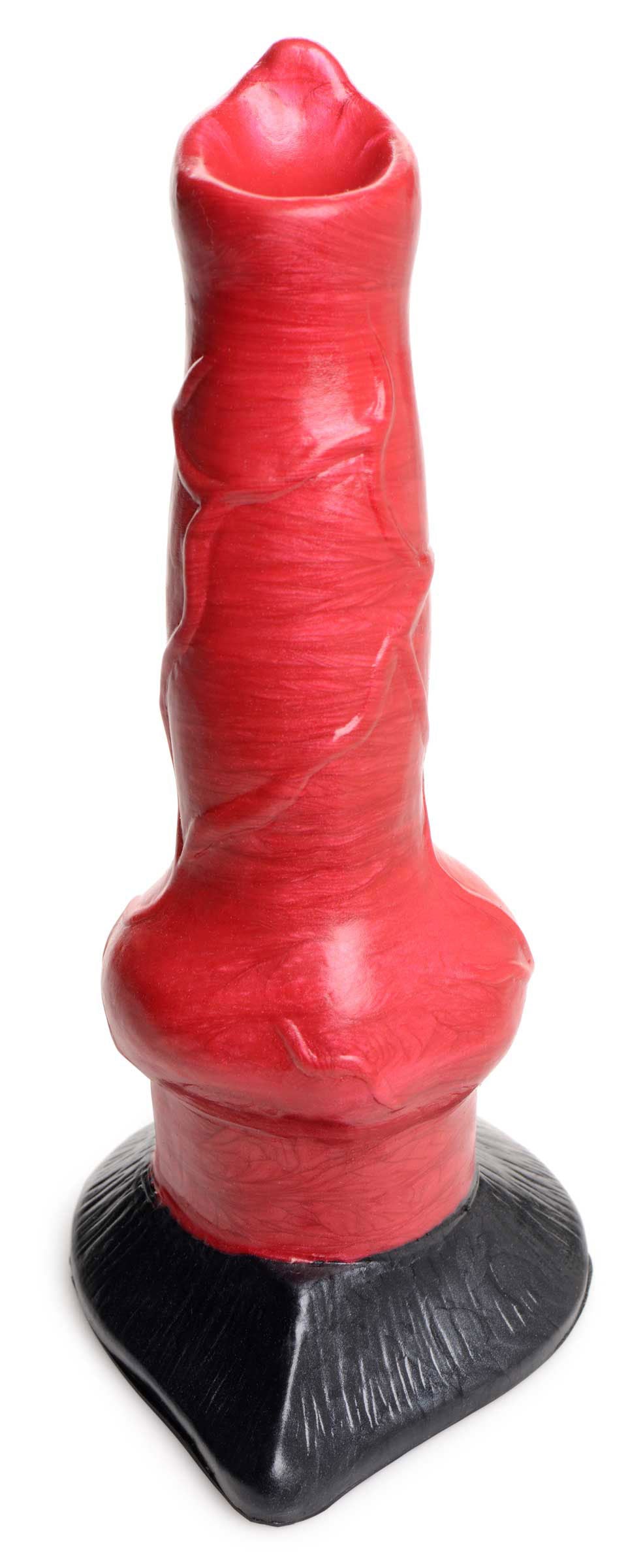 Hell-Hound - Canine Penis Silicone Dildo - Red - Not Very Vanilla