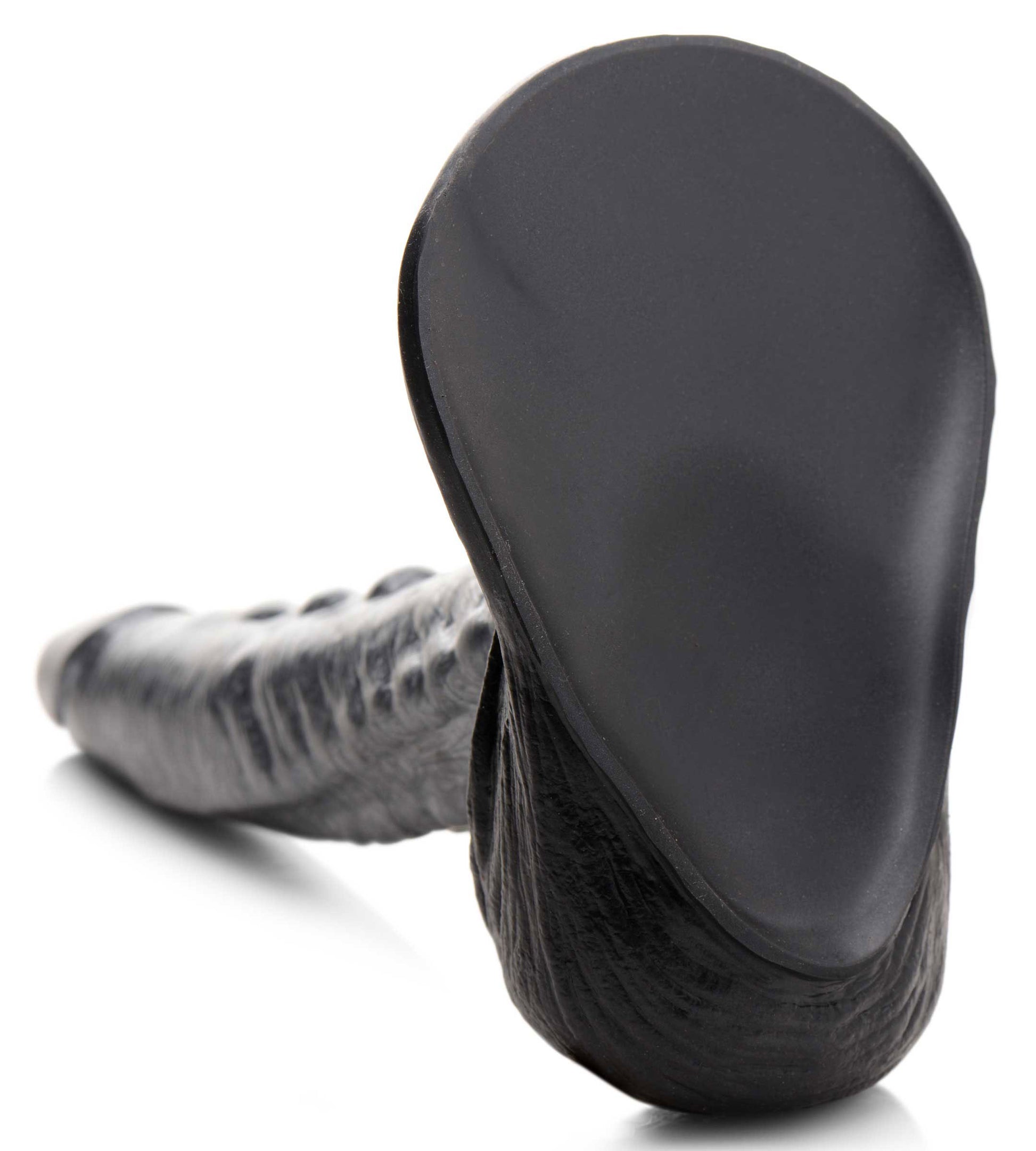 The Gargoyle Rock Hard Silicone Dildo - Silver - Not Very Vanilla