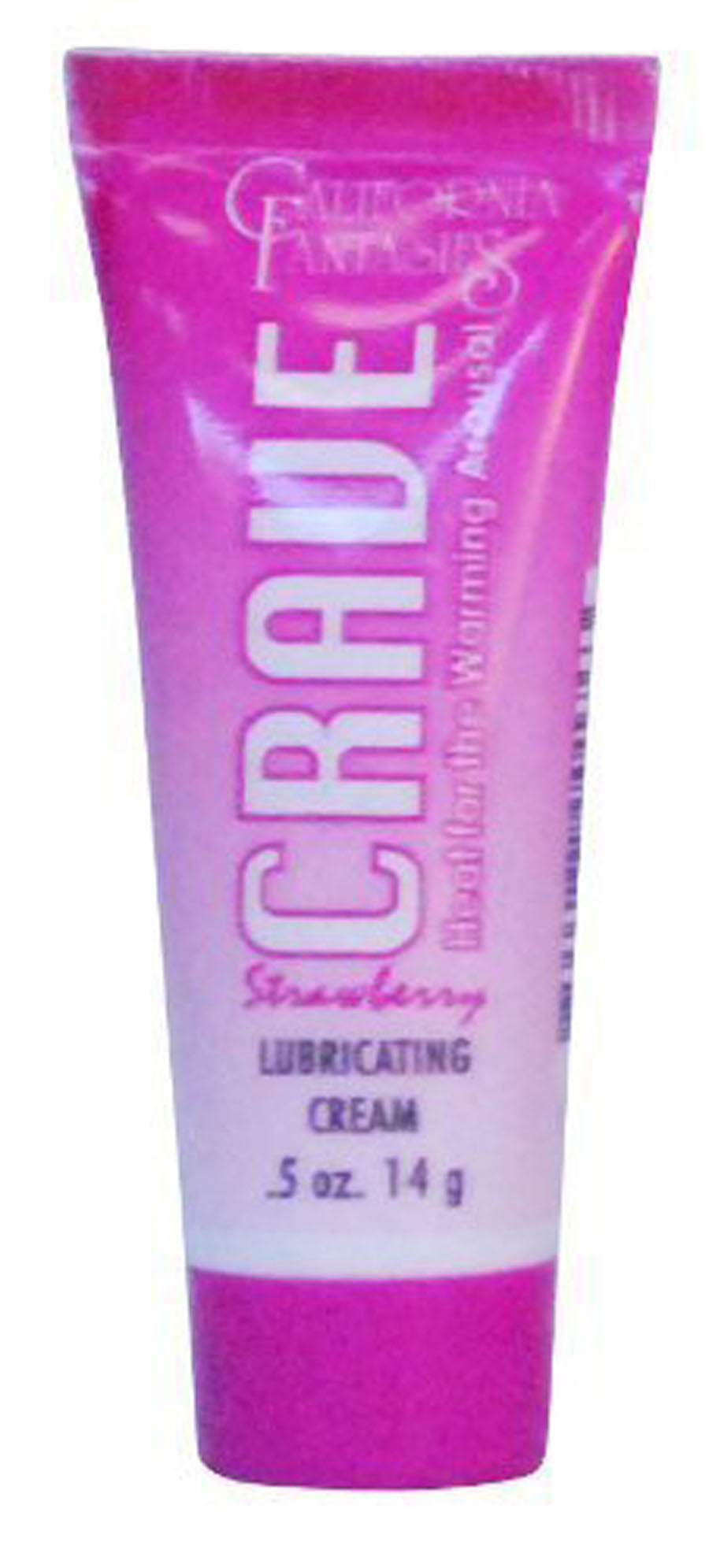 Crave Warming Lubricanting Cream Strawberry Flavored 0.5 Oz Tube - Not Very Vanilla