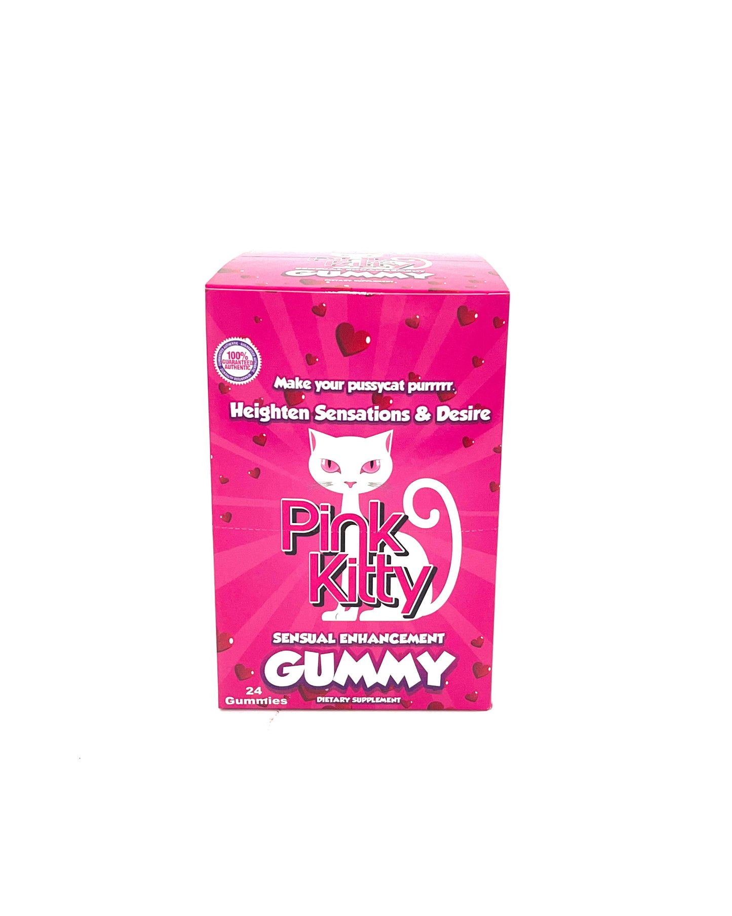 Pink Kitty Gummy Sensual Enhancement - 24 Ct Display - Not Very Vanilla