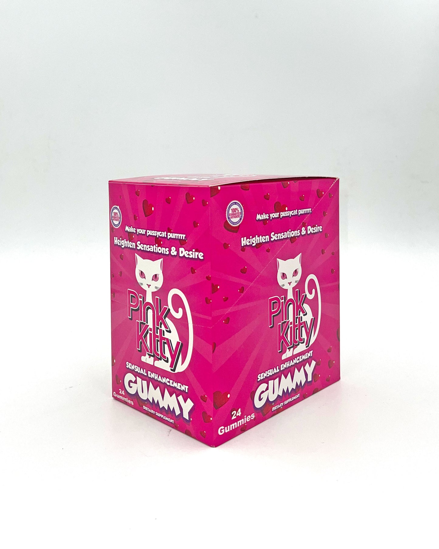 Pink Kitty Gummy Sensual Enhancement - 24 Ct Display - Not Very Vanilla