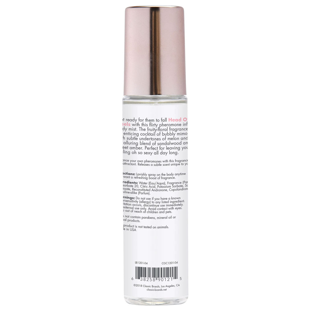 Pheromone Fragrance Mist Head Over Heels 3.5 Fl. Oz. - Not Very Vanilla