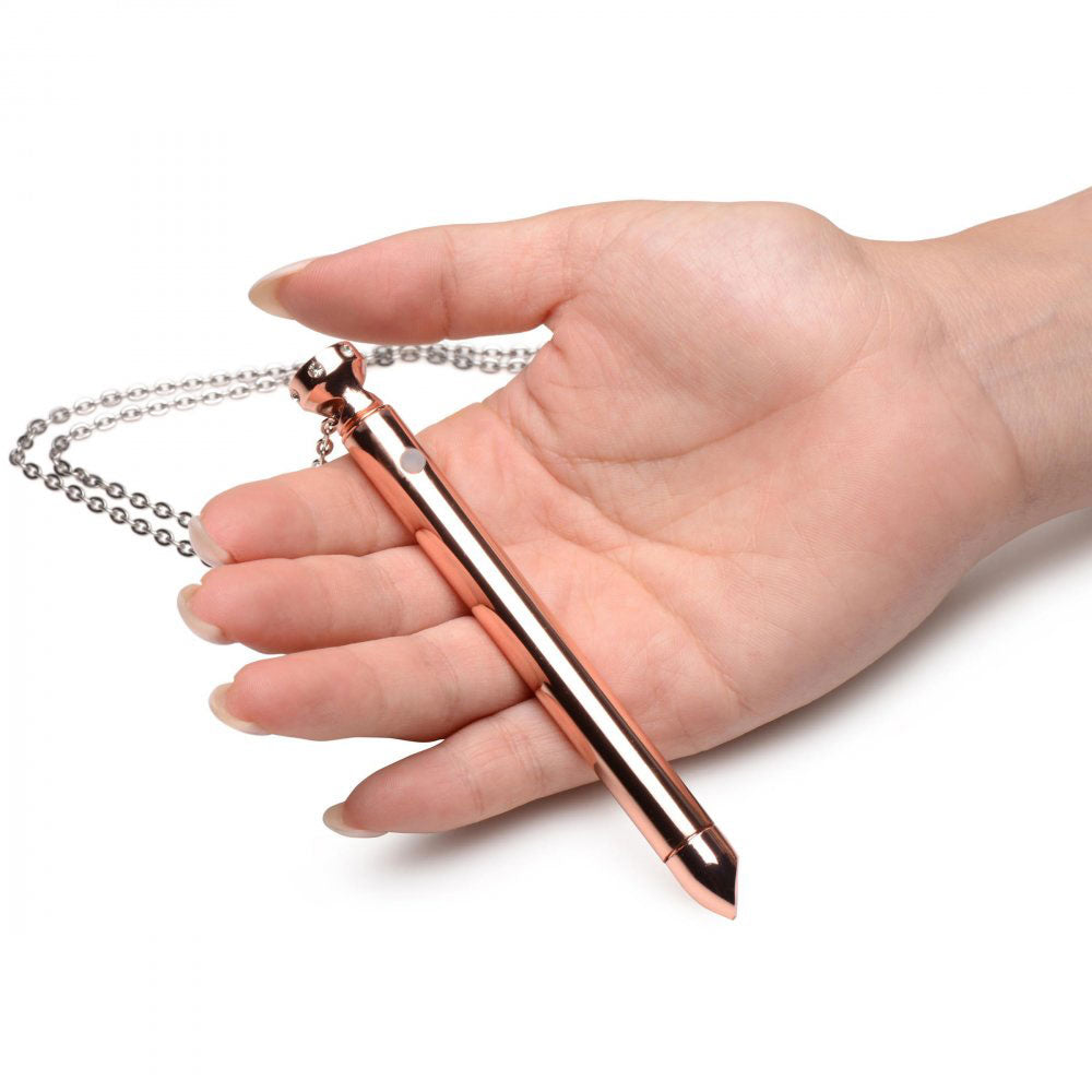 7x Vibrating Necklace - Rose Gold - Not Very Vanilla