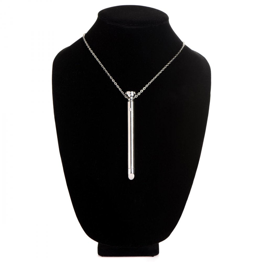 7x Vibrating Necklace - Silver - Not Very Vanilla