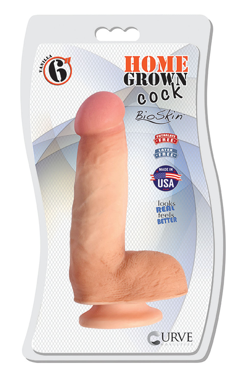 6" Home Grown Cock - Vanilla