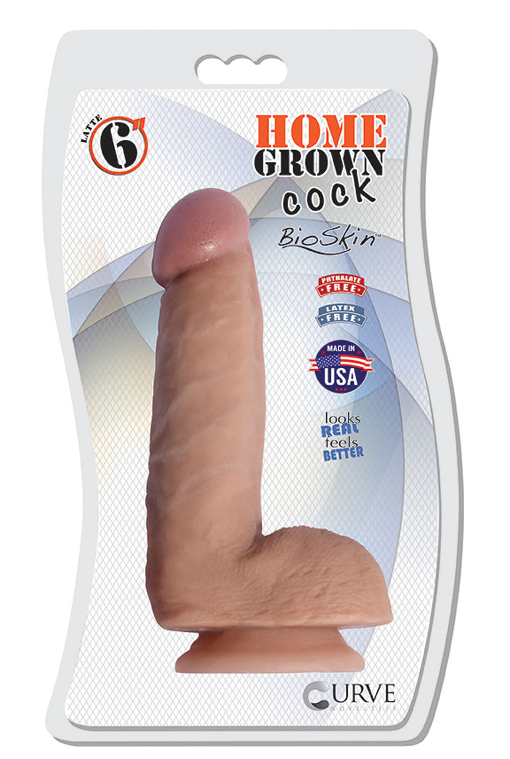 6" Home Grown Cock - Latte