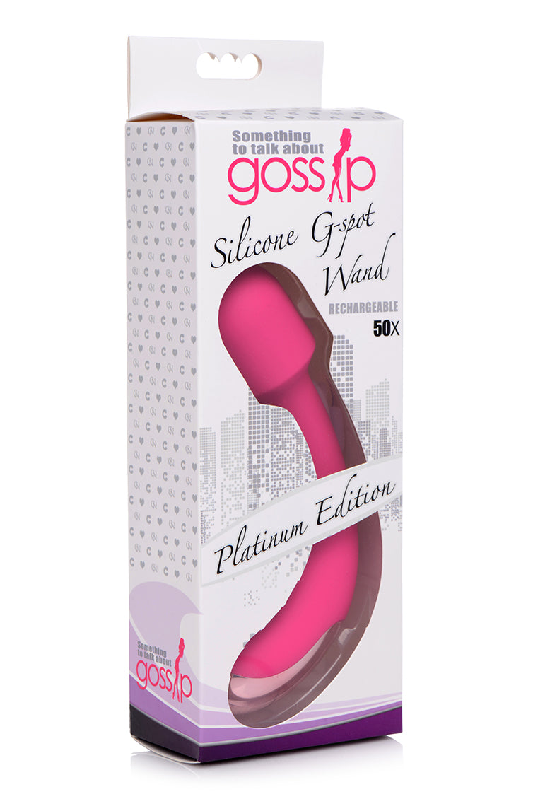 Silicone G Spot Wand - Magenta - Not Very Vanilla