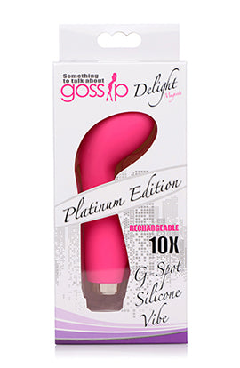 Gossip 10x G-Spot Silicone Vive - Magenta - Not Very Vanilla