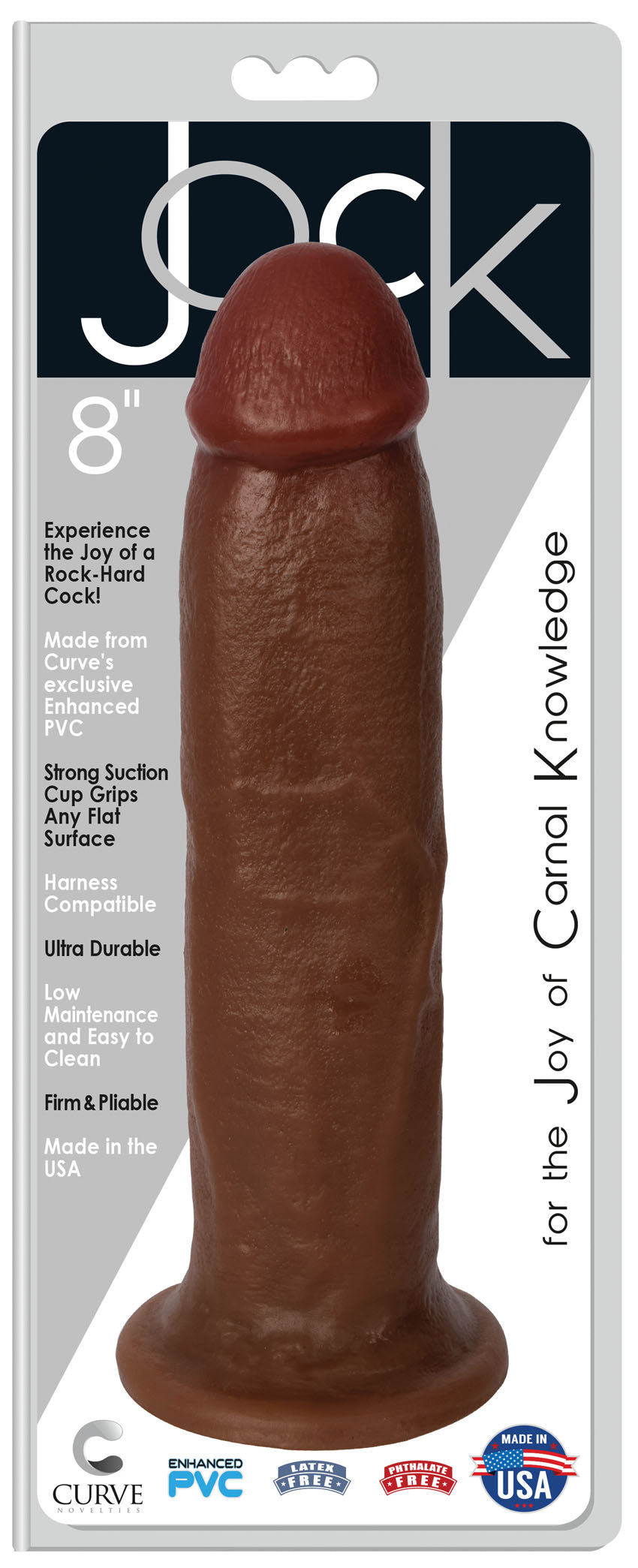 Jock 8" Dong - Chocolate