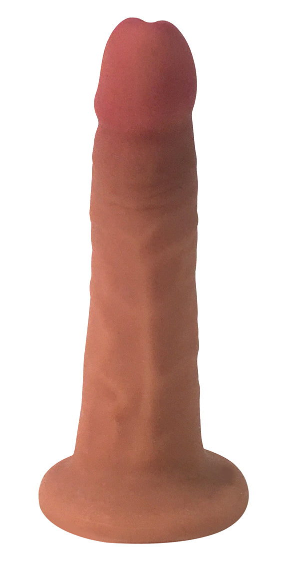 Easy Riders 6" Slim Bioskin Dildo - Caramel