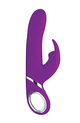 Power Bunnies Twirly Silicone Spinning Rabbit - Vibrator - Purple - Not Very Vanilla