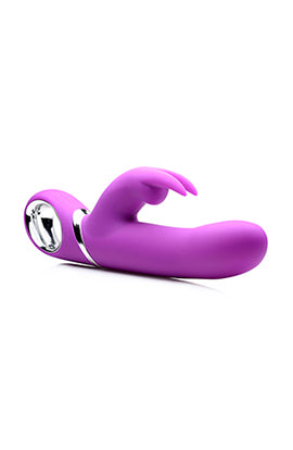 Power Bunnies Twirly Silicone Spinning Rabbit - Vibrator - Purple - Not Very Vanilla