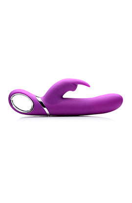 Power Bunnies Twirly Silicone Spinning Rabbit - Vibrator - Purple - Not Very Vanilla