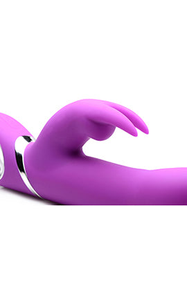 Power Bunnies Twirly Silicone Spinning Rabbit - Vibrator - Purple - Not Very Vanilla