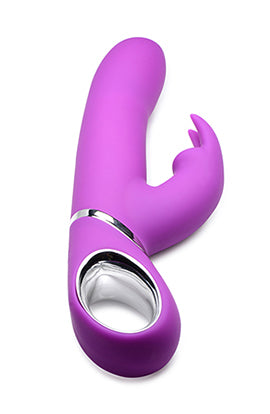 Power Bunnies Twirly Silicone Spinning Rabbit - Vibrator - Purple - Not Very Vanilla