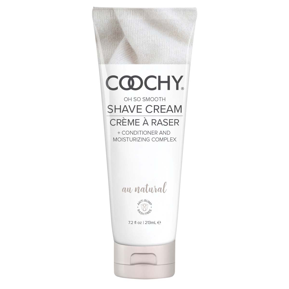 Coochy Shave Cream - Au Natural - 7.2 Oz - Not Very Vanilla