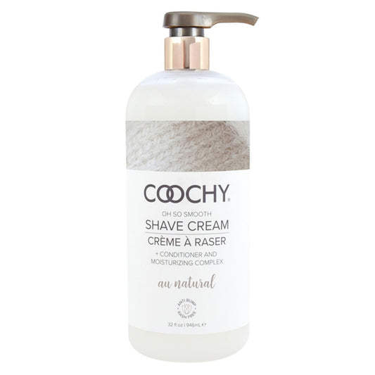 Coochy Shave Cream Au Natural 32 Oz - Not Very Vanilla